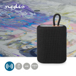 Nedis Bluetooth® Speaker | Maksimal batteritid: 7 timer | Håndholdt design | 7 W | Mono | Innebygd mikrofon | Linkable | Sort Nedis Bluetooth® Speaker | Maksimal batteritid: 7 timer | Håndholdt design | 7 W | Mono | Innebygd mikrofon | Linkable | Sort