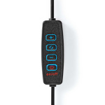 Nedis Ringlys | 10 inch | 120 LED\'s | 2700 - 6700 K | Skrivebord | Sort Nedis Ringlys | 10 inch | 120 LED\'s | 2700 - 6700 K | Skrivebord | Sort