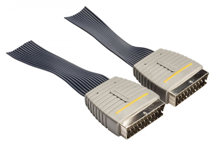 Bandridge SCART-Kabel SCART Han - SCART Han 5.00 m Blå