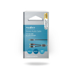 Nedis Stereo lydkabel | 3.5 mm Han | 2x RCA Hun | Gull belagt | 0.20 m | Rund | Antrasitt | Boks Nedis Stereo lydkabel | 3.5 mm Han | 2x RCA Hun | Gull belagt | 0.20 m | Rund | Antrasitt | Boks