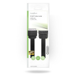 Nedis SCART-kabel | SCART Hann | SCART Hann | Nikkel belagt | 480p | 2.00 m | Flatt | PVC | Sort | Konvolutt Nedis SCART-kabel | SCART Hann | SCART Hann | Nikkel belagt | 480p | 2.00 m | Flatt | PVC | Sort | Konvolutt