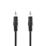 Nedis Stereo lydkabel | 3.5 mm Han | 3.5 mm Han | Nikkel belagt | 0.50 m | Rund | Sort | Boks