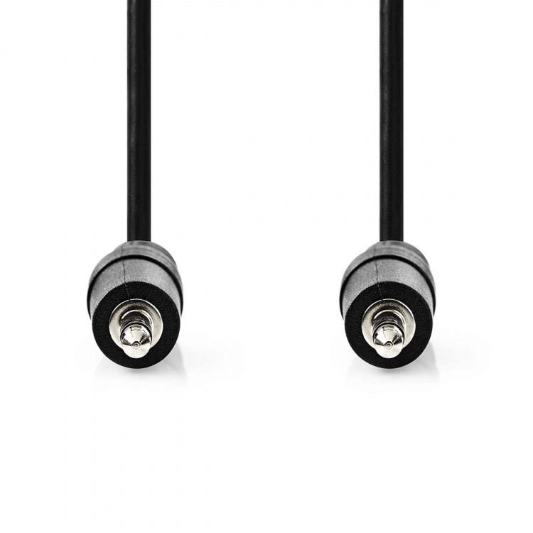 Nedis Stereo lydkabel | 3.5 mm Han | 3.5 mm Han | Nikkel belagt | 0.50 m | Rund | Sort | Boks