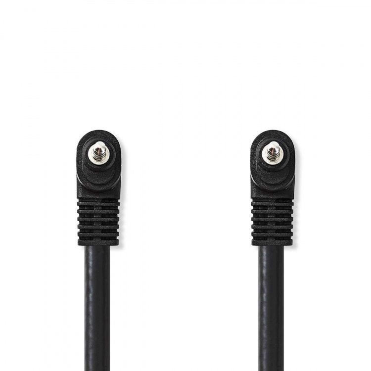Nedis Audio Video Cable | 3.5 mm Han | 3.5 mm Han | Nikkel belagt | 1.00 m | Rund | PVC | Sort