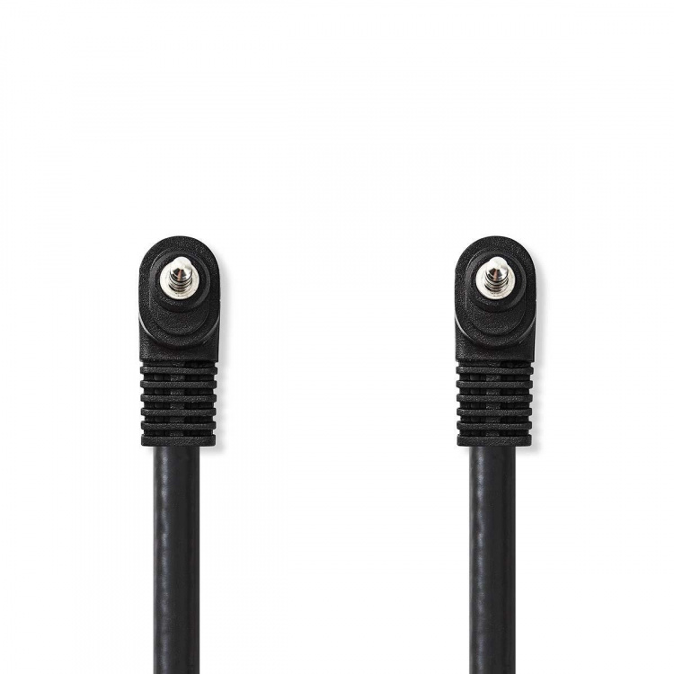Nedis Audio Video Cable | 3.5 mm Han | 3.5 mm Han | Nikkel belagt | 2.00 m | Rund | PVC | Sort