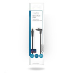 Nedis Optisk lydkabel | TosLink Han | TosLink Han | Dreibar | 2.00 m | Rund | PVC | Sort | Konvolutt