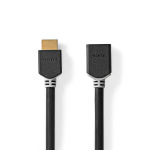 Nedis High Speed ​​HDMI ™ kabel med Ethernet | HDMI ™ -kontakt | HDMI™ Output | 8K@60Hz | eARC | 48 Gbps | 2.00 m | Rund | PVC | Antrasitt | Boks