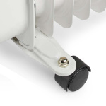 Nedis Mobil Oil Radiator | 800 / 1200 / 2000 W | 9 Finner | Justerbar termostat | 3 Varmeinnstillinger | Veltebeskyttelse | Hvit