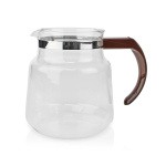 Nedis Glass Kaffe Jug | Kompatibel med: Moccamaster K / KB/ 1 0PL / Excellent 10S | 1.2 l | Brun