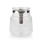 Nedis Glass Kaffe Jug | Kompatibel med: Moccamaster K / KB/ 1 0PL / Excellent 10S | 1.2 l | Brun