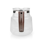 Nedis Glass Kaffe Jug | Kompatibel med: Moccamaster K / KB/ 1 0PL / Excellent 10S | 1.2 l | Brun