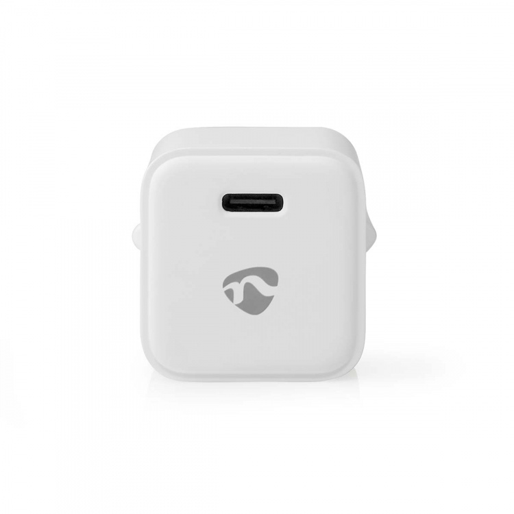 Nedis vegg lader | 30 W | PD3.0 30W | Hurtigladefunksjon | 1.5 / 2.0 / 2.5 / 3.0 A | Antall utganger: 1 | USB-C™ | Automatisk Spenning Utvalg | Hvit