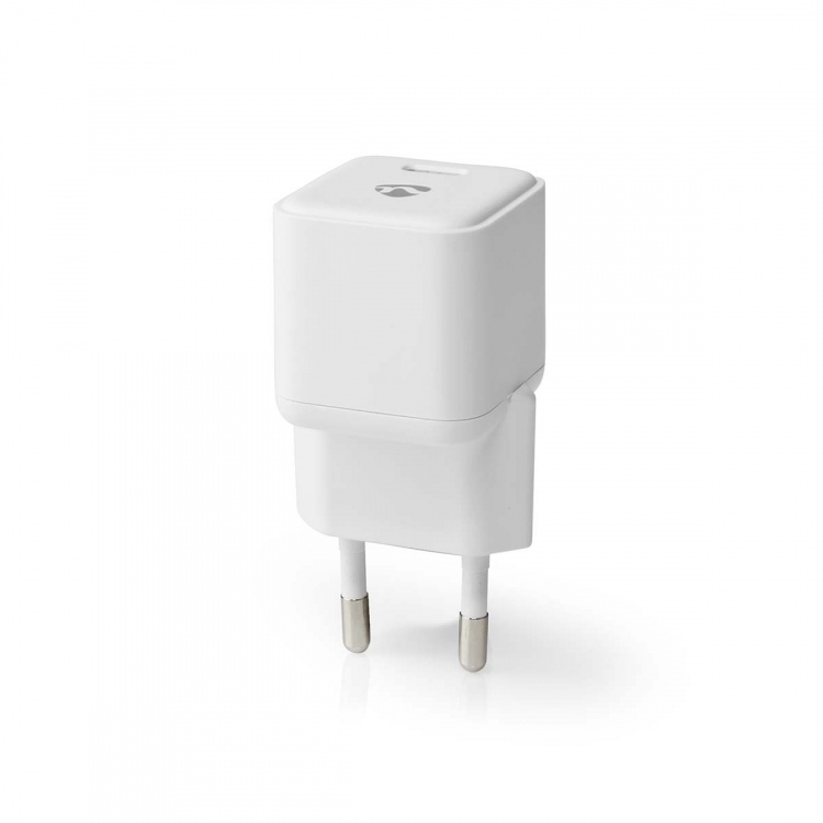 Nedis vegg lader | 30 W | PD3.0 30W | Hurtigladefunksjon | 1.5 / 2.0 / 2.5 / 3.0 A | Antall utganger: 1 | USB-C™ | Automatisk Spenning Utvalg | Hvit