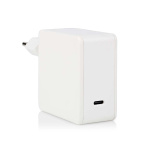 Nedis vegg lader | 100 W | GaN | Hurtigladefunksjon | 3.0 / 5.0 A | Antall utganger: 1 | USB-C™ | Automatisk Spenning Utvalg | Hvit Nedis vegg lader | 100 W | GaN | Hurtigladefunksjon | 3.0 / 5.0 A | Antall utganger: 1 | USB-C™ | Automatisk Spenning Utvalg | Hvit