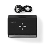 Nedis Alarm clock wireless charger | Qi sertifisert | 5 / 7.5 / 10 / 15 W | USB-A Male | Nattlys | 2 Alarmtider | slumrefunksjon