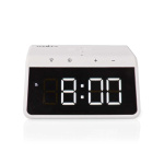 Nedis Alarm clock wireless charger | Qi sertifisert | 5 / 7.5 / 10 / 15 W | USB-A Male | Nattlys | 2 Alarmtider | slumrefunksjon Nedis Alarm clock wireless charger | Qi sertifisert | 5 / 7.5 / 10 / 15 W | USB-A Male | Nattlys | 2 Alarmtider | slumrefunksjon