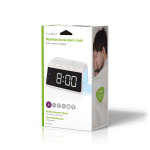 Nedis Alarm clock wireless charger | Qi sertifisert | 5 / 7.5 / 10 / 15 W | USB-A Male | Nattlys | 2 Alarmtider | slumrefunksjon Nedis Alarm clock wireless charger | Qi sertifisert | 5 / 7.5 / 10 / 15 W | USB-A Male | Nattlys | 2 Alarmtider | slumrefunksjon
