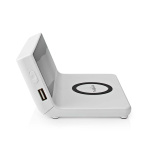 Nedis Alarm clock wireless charger | Qi sertifisert | 5 / 7.5 / 10 / 15 W | USB-A Male | 2 Alarmtider | slumrefunksjon Nedis Alarm clock wireless charger | Qi sertifisert | 5 / 7.5 / 10 / 15 W | USB-A Male | 2 Alarmtider | slumrefunksjon