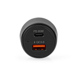 Nedis Billader | 65 W | 2.0 / 3.0 / 3.25 A | Antall utganger: 2 | Porttype: USB-A / USB-C™ | Automatisk Spenning Utvalg Nedis Billader | 65 W | 2.0 / 3.0 / 3.25 A | Antall utganger: 2 | Porttype: USB-A / USB-C™ | Automatisk Spenning Utvalg