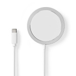Nedis Trådløs lader | Stativ | 5 / 7.5 / 10 / 15 W | 1.0 / 1.1 / 1.67 / 2 A | Inkludert kabel | USB Type-C™ | 1.00 m Nedis Trådløs lader | Stativ | 5 / 7.5 / 10 / 15 W | 1.0 / 1.1 / 1.67 / 2 A | Inkludert kabel | USB Type-C™ | 1.00 m