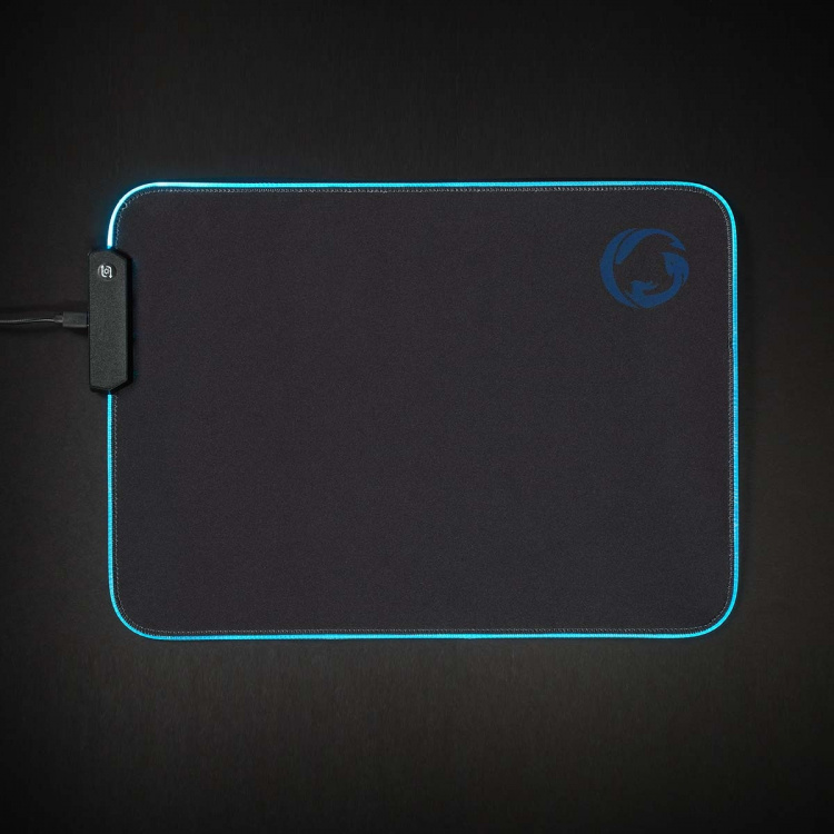 Nedis Gaming musematte | Gummi / Mikrofiber | Sort