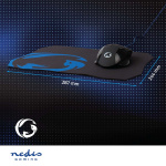Nedis Gaming Mouse & Mouse Pad Set | Wired | 1200 / 2400 / 4800 / 7200 dpi | Justerbar DPI | Antall knapper: 6 | Right-Handed | 1.50 m | Uten Lighting Nedis Gaming Mouse & Mouse Pad Set | Wired | 1200 / 2400 / 4800 / 7200 dpi | Justerbar DPI | Antall knapper: 6 | Right-Handed | 1.50 m | Uten Lighting