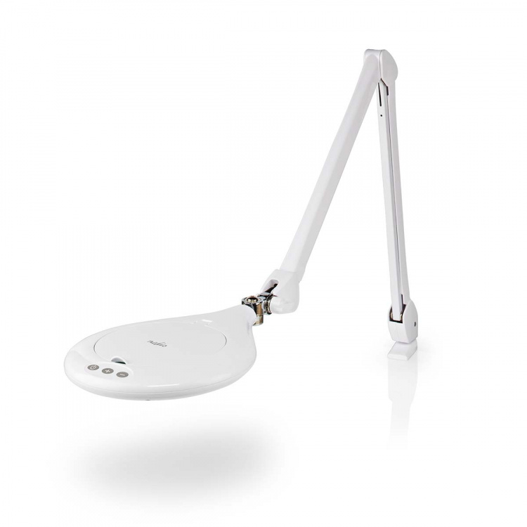 Nedis Forstørrelsesbordlampe | Linsestyrke: 3 Diopter | 6500 K | 10 W | 660 lm | Hvit