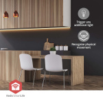 Nedis SmartLife Bevegelsessensor | Lyssensor | Zigbee 3.0 | Batteri drevet / USB-Strøm | Detektorvinkel: 100 ° | Detektorrekkevidde: 7 m | Maks. batteri levetid: 24 Måned | Hvit Nedis SmartLife Bevegelsessensor | Lyssensor | Zigbee 3.0 | Batteri drevet / USB-Strøm | Detektorvinkel: 100 ° | Detektorrekkevidde: 7 m | Maks. batteri levetid: 24 Måned | Hvit