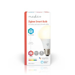 Nedis SmartLife Fullfarge LED-Pære | E27 | 806 lm | 9 W | RGB / Varm til avkjølt hvitt | 2200 - 6500 K | Android™ / IOS | pære | 1 stk