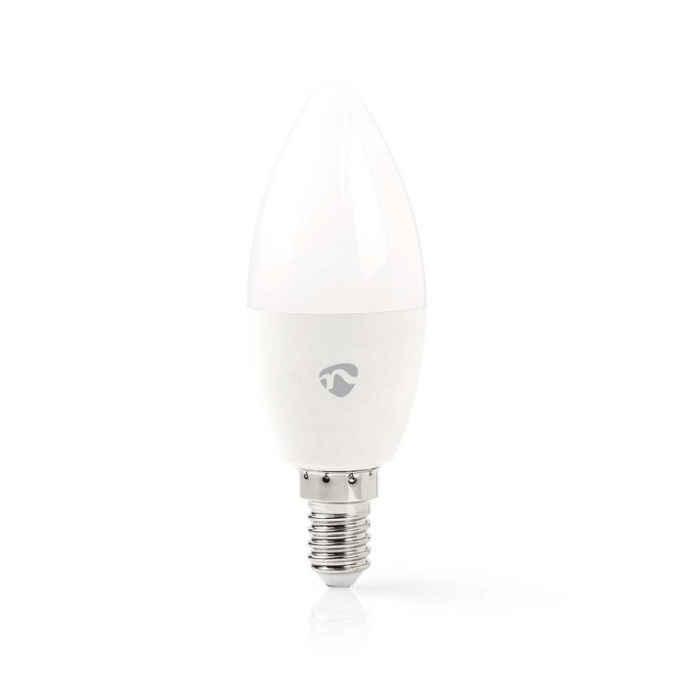 Nedis SmartLife Fullfarge LED-Pære | E14 | 470 lm | 4.90 W | RGB / Varm til avkjølt hvitt | 2200 - 6500 K | Android™ / IOS | Lyshvit | 1 stk