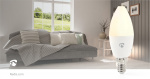 Nedis SmartLife Fullfarge LED-Pære | E14 | 470 lm | 4.90 W | RGB / Varm til avkjølt hvitt | 2200 - 6500 K | Android™ / IOS | Lyshvit | 1 stk