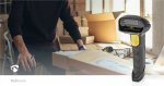 Nedis Strekkode Skanner | Laser | Wireless | 1D Linear | Batteri drevet / USB-Strøm | USB Dongle