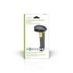 Nedis Strekkode Skanner | Laser | Wireless | 1D Linear | Batteri drevet / USB-Strøm | USB Dongle