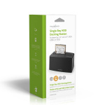 Nedis Hard Disk Docking stasjon | USB 3.2 Gen1 | USB Type-A | 1 Disk | 2.5 / 3.5 