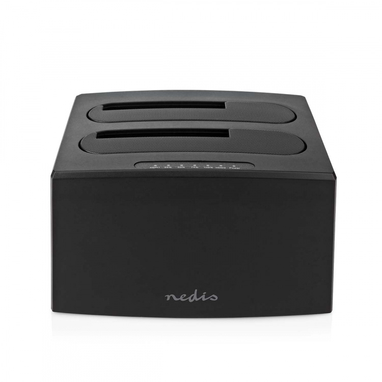 Nedis Hard Disk Docking stasjon | USB 3.2 Gen1 | USB Type-A | 2 Disker | 2.5 / 3.5  Nedis Hard Disk Docking stasjon | USB 3.2 Gen1 | USB Type-A | 2 Disker | 2.5 / 3.5
