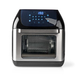 Nedis Hot Air Fryer | 12 l | Timer: 60 min | Antall forhåndinnstilte programmer: 9 | Digitalt | Sort