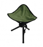 Briv Trebeint krakk - Stol med 3 ben, 31x31x42 cm, Grønn