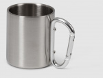 Stålkrus med karabinkrok 220 ml Stålkrus med karabinkrok 220 ml