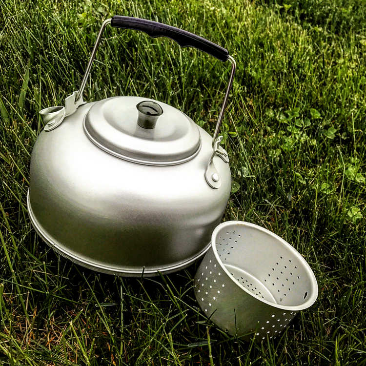 Kaffekanne i aluminium 0,9 L