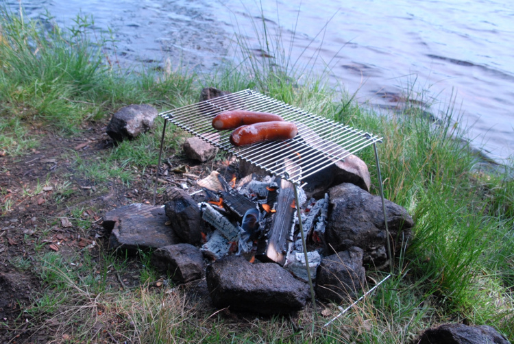 Grillrist i metall 37x25x28 cm, 1/12