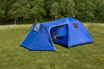 4-personers telt, (170 + 205 )x240 /130 cm, Blå