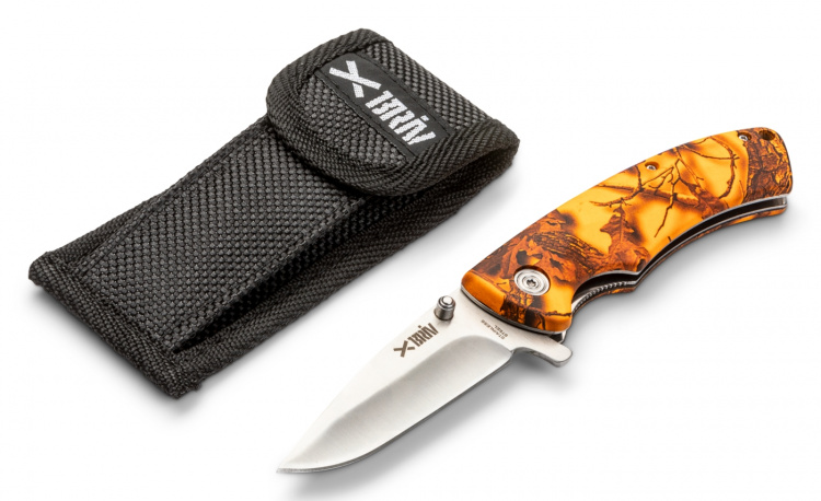 Sammenleggbar jaktkniv Orange Camo 4,5