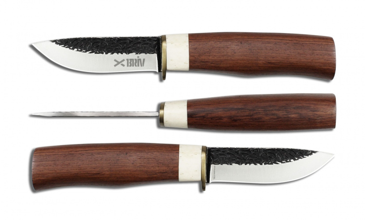 Jaktkniv Sarek ben/rosentre 20 cm 420SS, 5/40