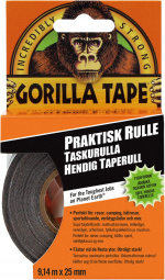 Gorilla Teip Praktisk rull 9,14mx25mm Gorilla Teip Praktisk rull 9,14mx25mm