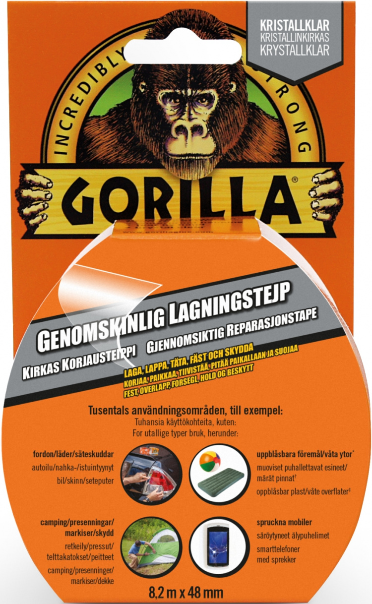 Gorilla Tape Monteringstape 1,52 m x 25,4 mm Gorilla Tape Monteringstape 1,52 m x 25,4 mm