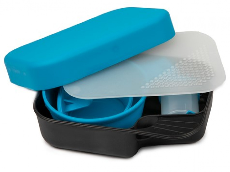 Briv Tallerkeneske komplett blå