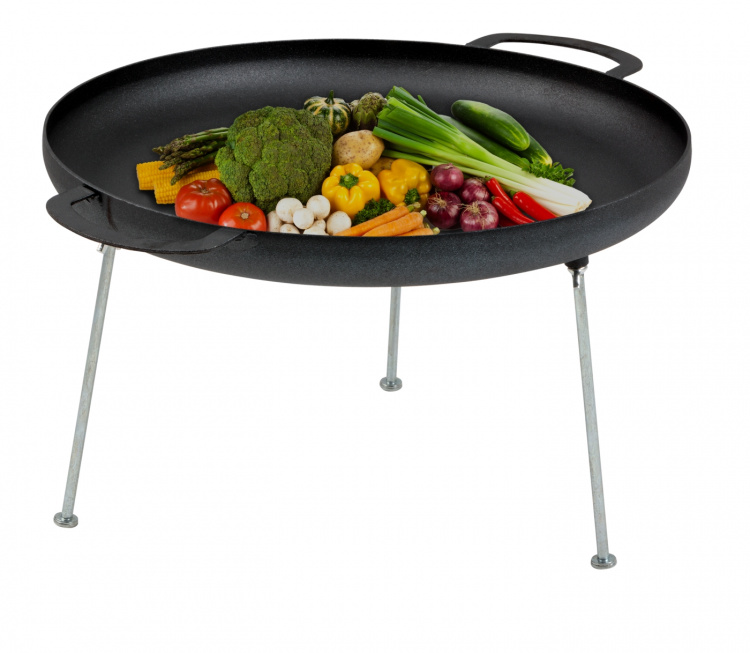 Stekepanne 49 cm med kant Stekepanne 49 cm med kant