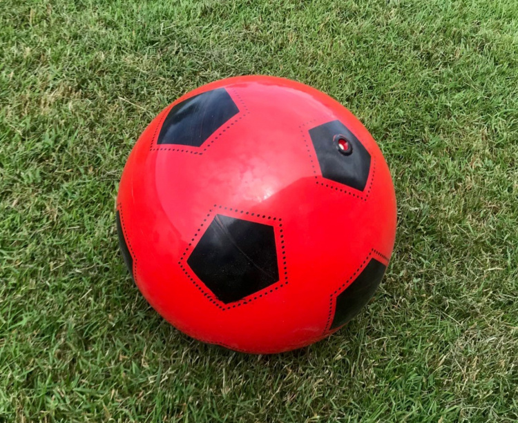 Plastfotball 21 cm, Usorterte farger