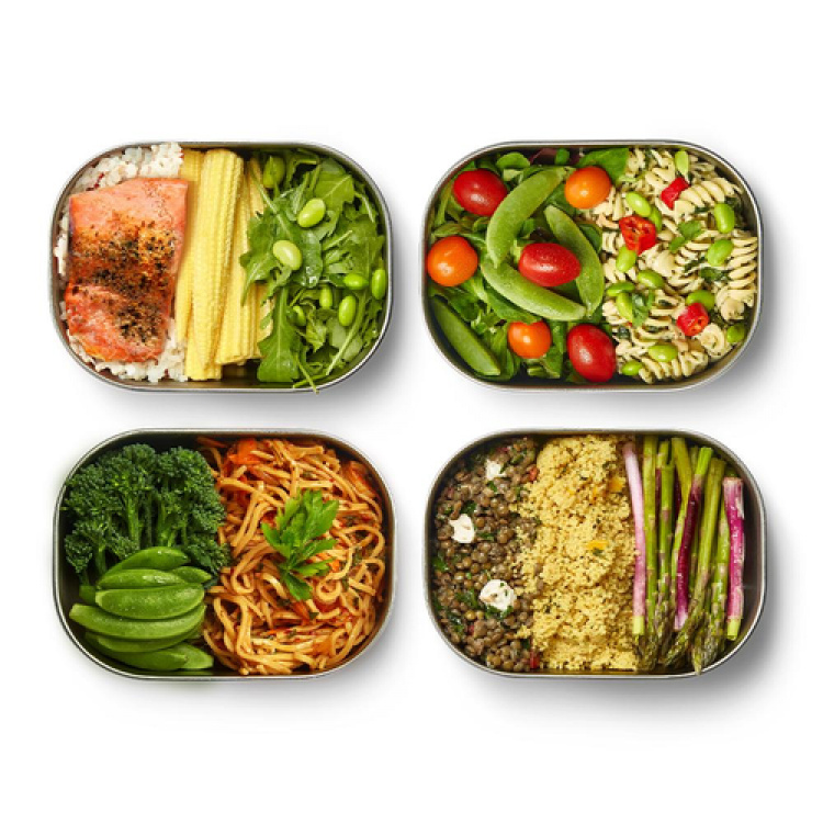 Black+Blum Matboks, Large, Rustfritt stål, 1000 ml, Olive