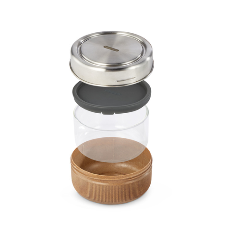 Black+Blum Lunsjboks i glass, 750 ml, Almond